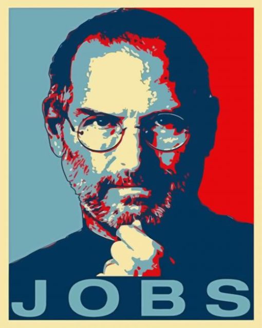 Steve Jobs Pop Art Paint By Numbers