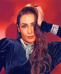 The Actress Malaika Arora Paint By Numbers