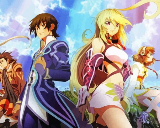 Video Game Tales Of Xillia Character Paint By Numbers