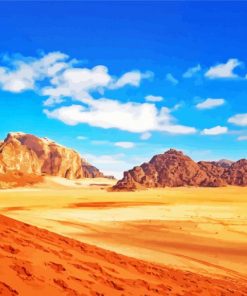 Wadi Rum Desert Paint By Numbers