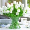 White Tulip Flower Vase Paint By Numbers