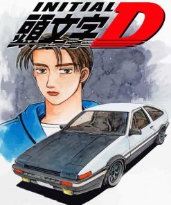 Initial D Poster Art Paint By Numbers