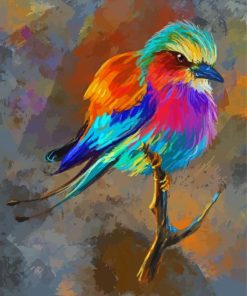 Roller Bird Art Paint By Numbers