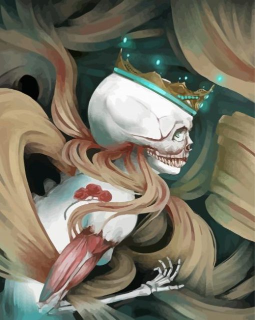 The Skull Queen Paint By Numbers