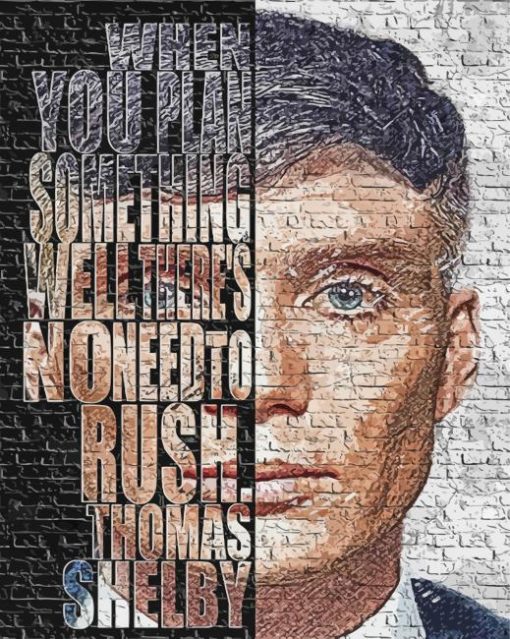 Thomas Shelby Peaky Blinders Paint By Numbers