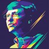 Colorful Bill Gates Paint By Numbers