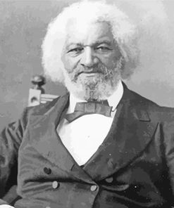 Monochrome Frederick Douglas Paint By Numbers