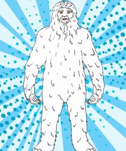 Yeti Pop Art Paint By Numbers