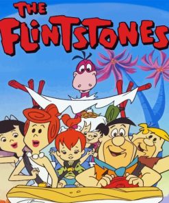 Flintstones And Jetsons Paint By Numbers