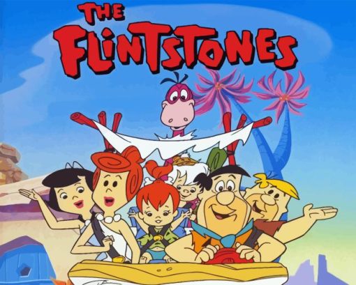 Flintstones And Jetsons Paint By Numbers