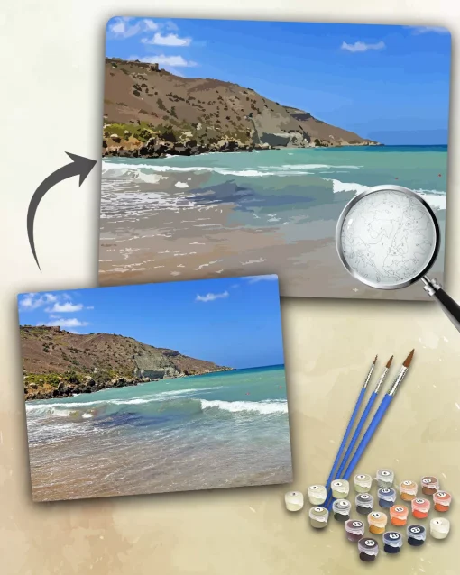 Custom Paint By Numbers​ Landscape