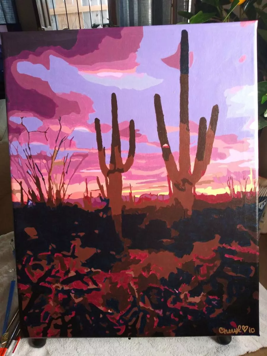 Custom Paint By Numbers​ Landscape review 6